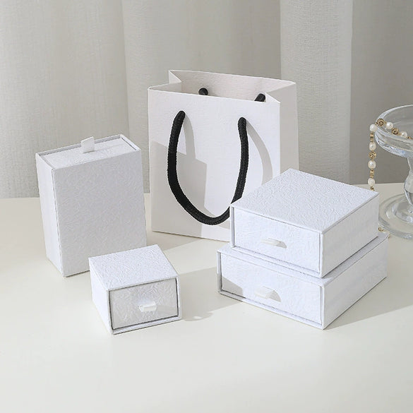 Exquisite Jewelry Packaging Box For Ring Necklace Earrings Bracelet Storage Made Of Paper And Cardboard