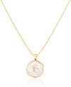 Exquisite Simple Copper Electroplated Cross Necklace With Geometric Pendant For Women In Old Money Style