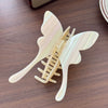 Extra Large Acetate Handmade Claw Clip With 3D Butterfly Design High End Luxury Hairpin For Women