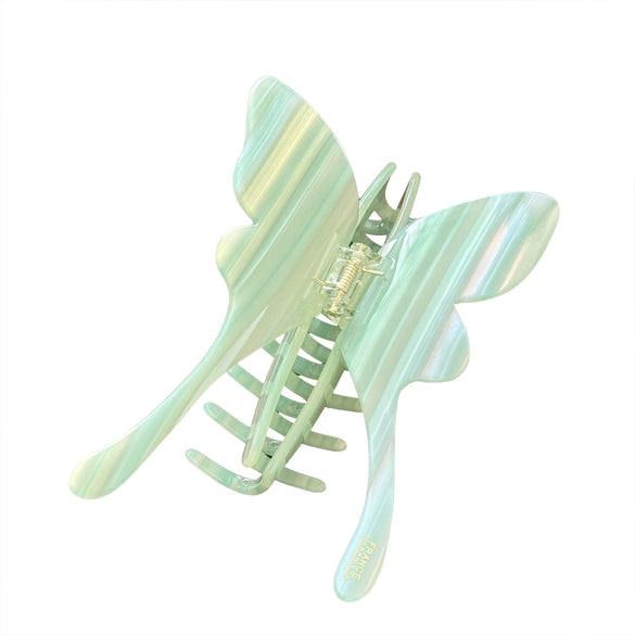 Extra Large Acetate Handmade Claw Clip With 3D Butterfly Design High End Luxury Hairpin For Women