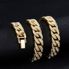 Extra Large Thick Alloy Cuban Chain Necklace Geometric Electroplated Hip Hop Street Style Unisex Jewelry