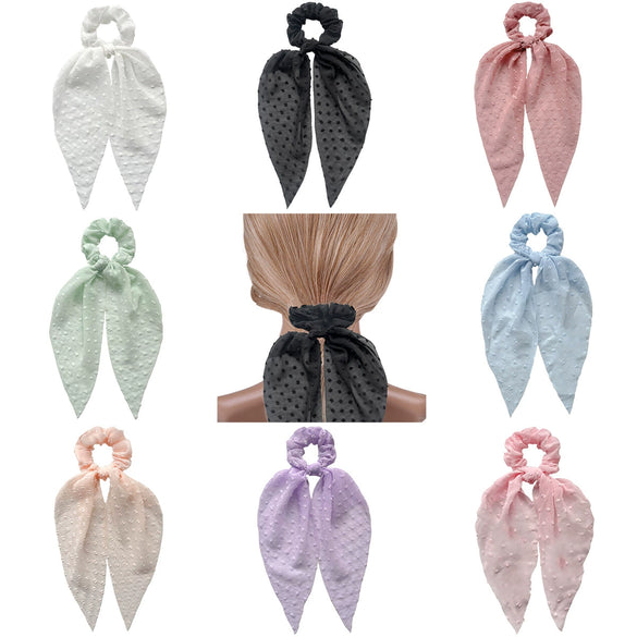 Fabric Braided Hair Ring Triangle Knitting