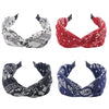 Fabric Crosswrap Hairband For Women Seiko Design