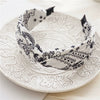 Fabric Crosswrap Hairband For Women Seiko Design