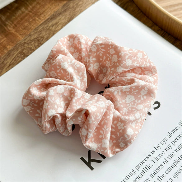 Fabric Daisy Floral Handmade Women's Highelastic Simple Hair Ring