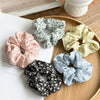Fabric Daisy Floral Handmade Women's Highelastic Simple Hair Ring