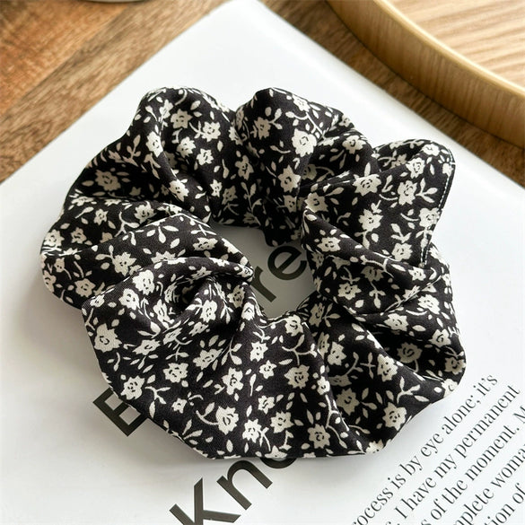 Fabric Daisy Floral Handmade Women's Highelastic Simple Hair Ring