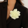 Fabric Flower Handmade Brooch And Duck Bill Clip For Women