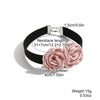 Fabric Flower Lace Ghost Flower Necklace With Geometric Design For Women