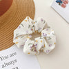 Fabric Fresh Broken Flower Handmade High Elastic Hair Ring Hair Accessories For Female