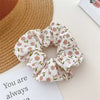 Fabric Fresh Broken Flower Handmade High Elastic Hair Ring Hair Accessories For Female