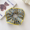 Fabric Fresh Broken Flower Handmade High Elastic Hair Ring Hair Accessories For Female