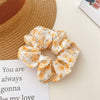 Fabric Fresh Broken Flower Handmade High Elastic Hair Ring Hair Accessories For Female