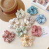 Fabric Fresh Broken Flower Handmade High Elastic Hair Ring Hair Accessories For Female