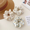 Fabric Fresh Broken Flower Handmade High Elastic Hair Ring Hair Accessories For Female