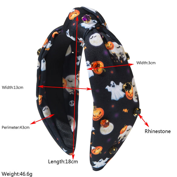 Fabric Hair Accessories With Festival Elements And Diamonds For Women