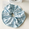 Fabric Hair Accessories Wood Edge Pleated Colon Ring Oversized Flower Bud Ring Handmade