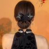 Fabric Handmade Animal Butterfly Twist Hair Clip For Female Vintage Head Accessories