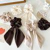 Fabric Handmade Elegant High Elasticity Pony Tail Ribbon Hair Ring Butterfly Hair Rope