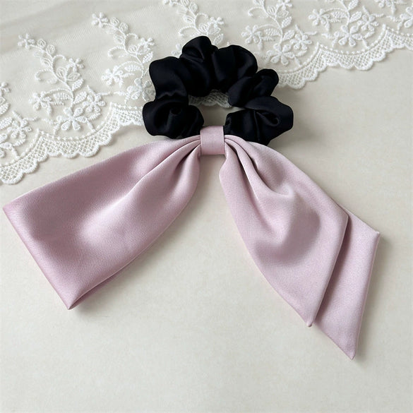 Fabric Handmade Fashion High Elasticity Doublelayer Butterfly Ponytail Hair Ring Headwear For Women