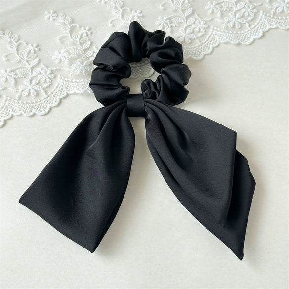 Fabric Handmade Fashion High Elasticity Doublelayer Butterfly Ponytail Hair Ring Headwear For Women