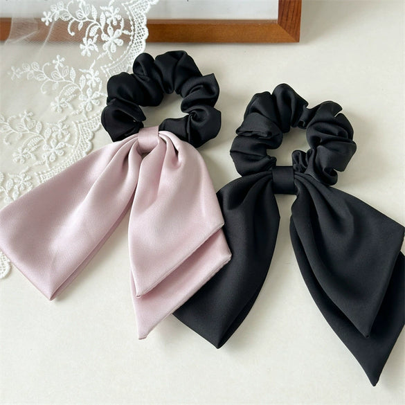 Fabric Handmade Fashion High Elasticity Doublelayer Butterfly Ponytail Hair Ring Headwear For Women