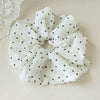 Fabric Handmade Floral Hair Tie For Women
