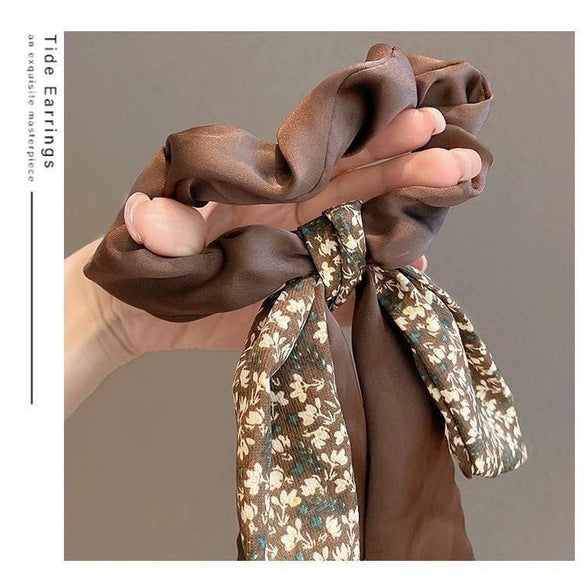 Fabric Handmade Hair Accessories With High Elasticity And Plants Flowers Style For Women