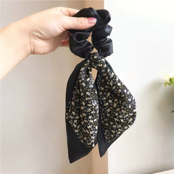 Fabric Handmade Hair Accessories With High Elasticity And Plants Flowers Style For Women