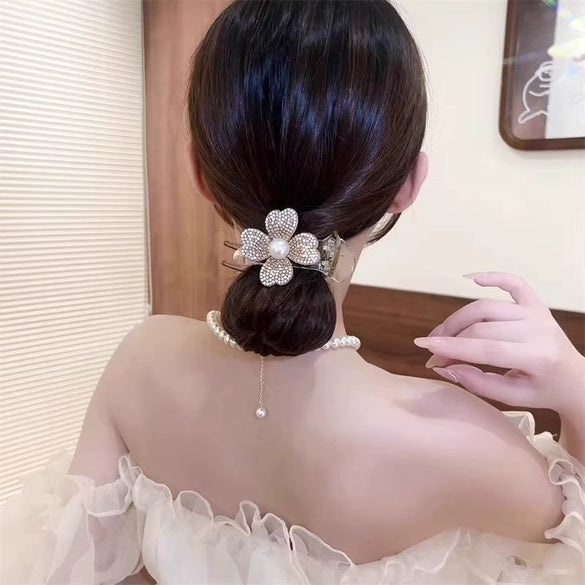 Fabric Handmade High Elastic Hair Band With Plants Flowers Style