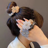 Fabric Handmade High Elastic Hair Band With Plants Flowers Style