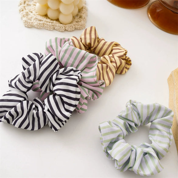 Fabric Handmade High Elasticity Ponytail Scrunchie Hair Tie