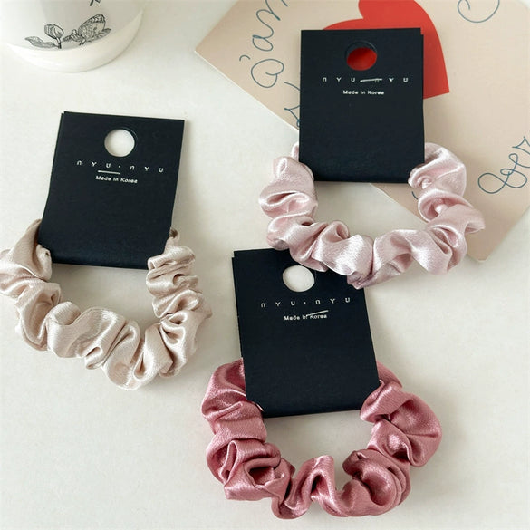 Fabric Handmade High Elasticity Simple Elegant Hair Tie For Women