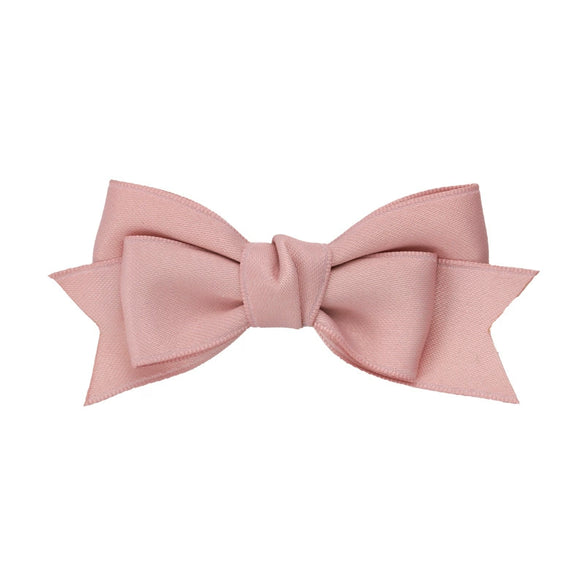 Fabric Handmade Lovely Women's Satin Bow Duckbill Hair Clip Hair Accessories