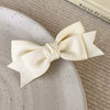 Fabric Handmade Lovely Women's Satin Bow Duckbill Hair Clip Hair Accessories