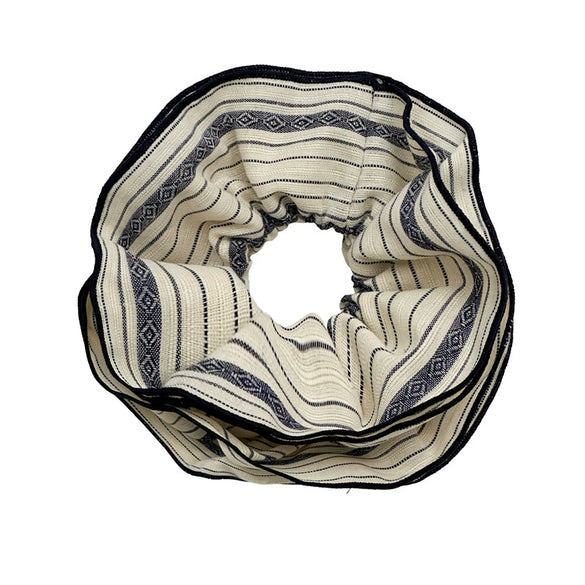 Fabric Handmade Striped Hair Ring For Female As Hair Accessories