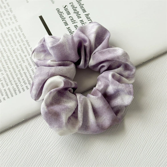 Fabric Handmade Tiedyed Large Intestine Hair Ring Hair Accessories
