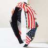 Fabric Headband With Diamond Fivepointed Star And Striped Pattern Women's Hair Accessories