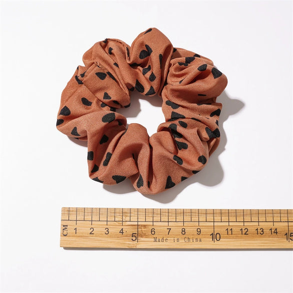 Fabric Heart Threecolor Handmade Scrunchie For Women Hair Accessory