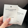Fabric Jewelry Card Made Of Soft Cotton Cloth For Earrings Necklace Hair Ring Packaging With Label