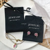 Fabric Jewelry Packaging With Soft Cloth Cardboard Card And Ribbon For Earrings Hair Ring Necklace And Bracelet