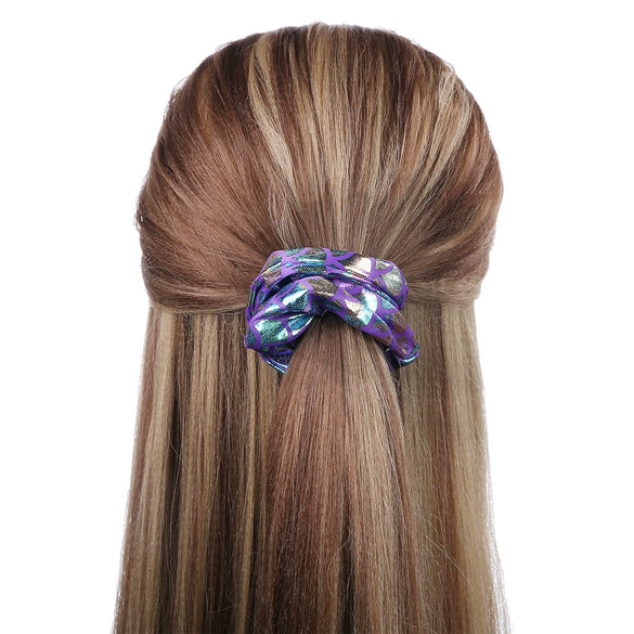 Fabric Knitted Round Hair Ring For Kids And Ladies