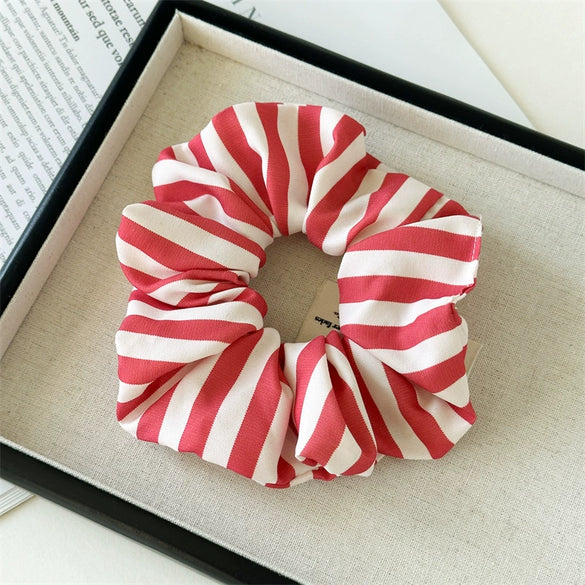 Fabric Minimalist Striped Hair Accessories For Girls