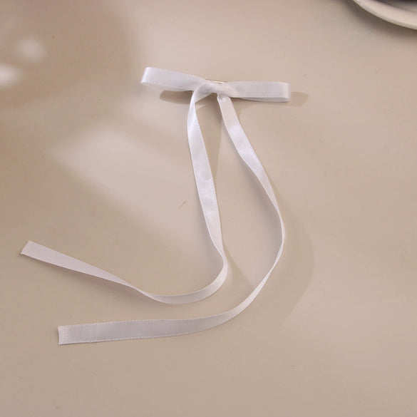 Fabric Ribbon Bow Hairpin Ballet Style Manual Processing Women's Headwear
