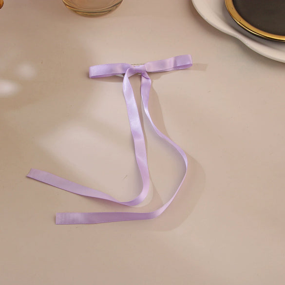 Fabric Ribbon Bow Hairpin Ballet Style Manual Processing Women's Headwear