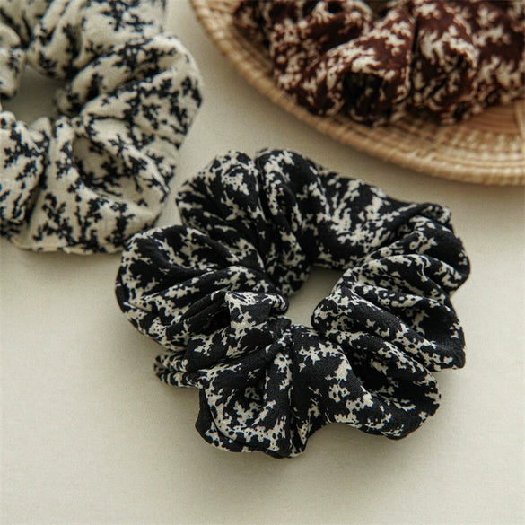 Fabric Simple Elastic Hair Ring Headwear For Female Ponytail With Seiko Craft