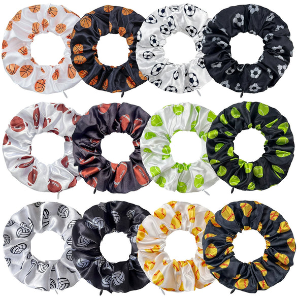 Fabric Sports Series Geometric Patterns Knitting Invisible Zipper Hair Tie