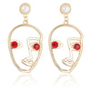 Face Mask Fashion Abstract Earrings Nhdp156848