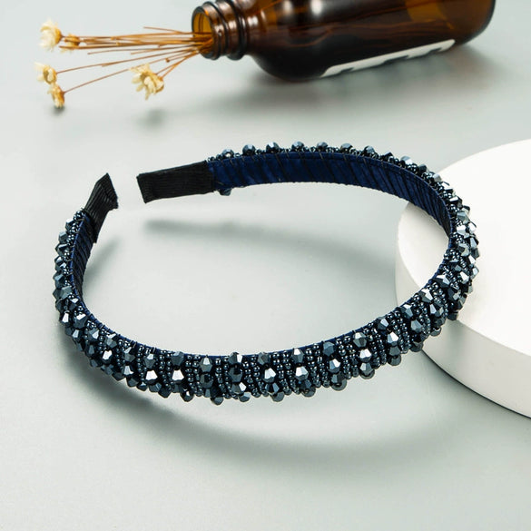 Face Washing Hairband Fabric Handmade Set With Diamonds Women's Fashion Hair Accessories