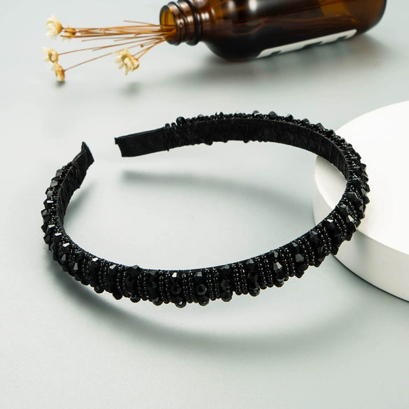 Face Washing Hairband Fabric Handmade Set With Diamonds Women's Fashion Hair Accessories